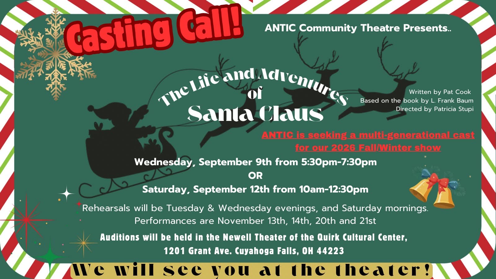 Casting Call: The Life and Adventures of Santa Claus